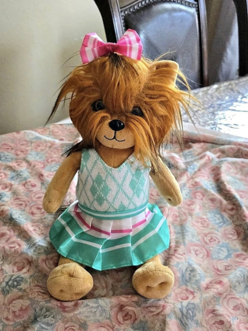 Sunny Days Entertainment, LLC Plush Dog Doll in Brown & Green
